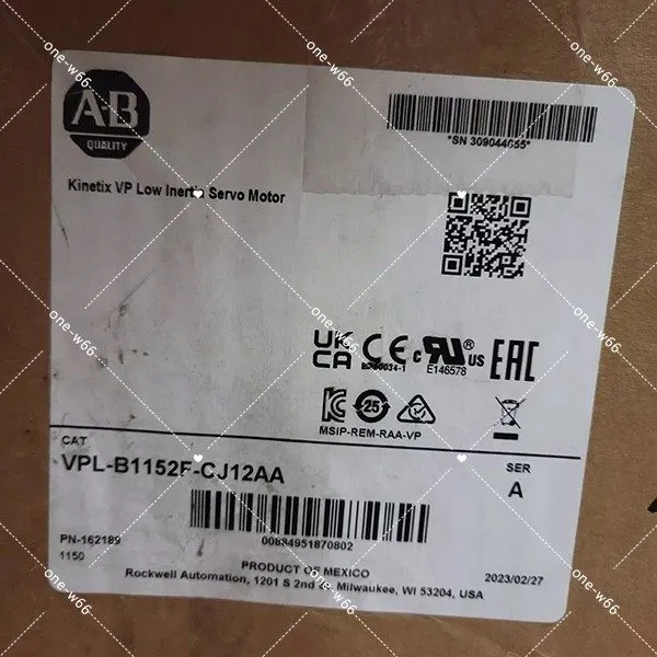 Серводвигатель Allen-Bradley Servo Motor VPL-B1152F-CJ12AA Unopened