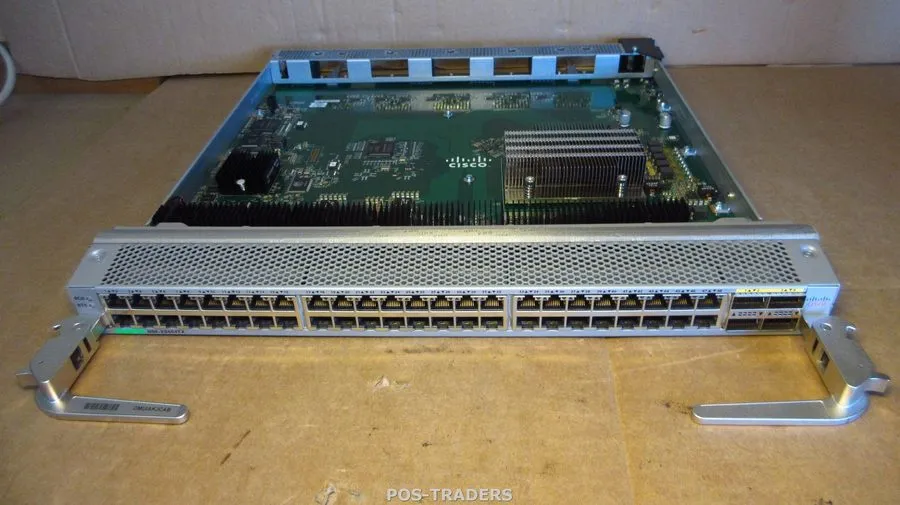 Линейная карта Cisco N9K-X9464TX V02 48-Port 1/10GbE SFP+ 4-Port 40GbE FROM NEXU