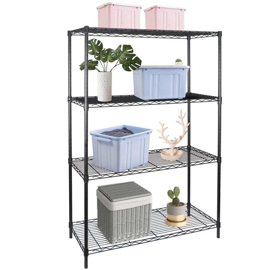 Стойка/шкаф 4-Tier Metal Wire Storage Shelves, Adjustable Standing Storage Rack