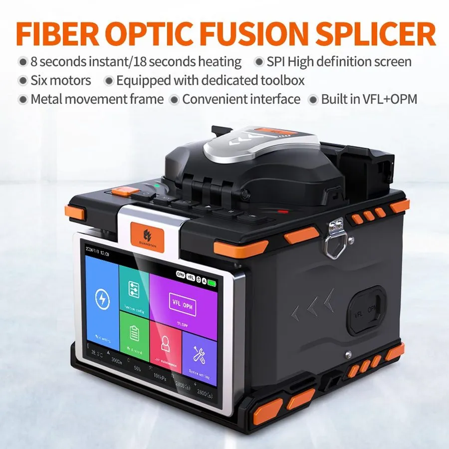 Сварочный аппарат M5 Intelligent Fiber Optic Fusion Splicer 6-Motor Core Alignme — фото лота 1
