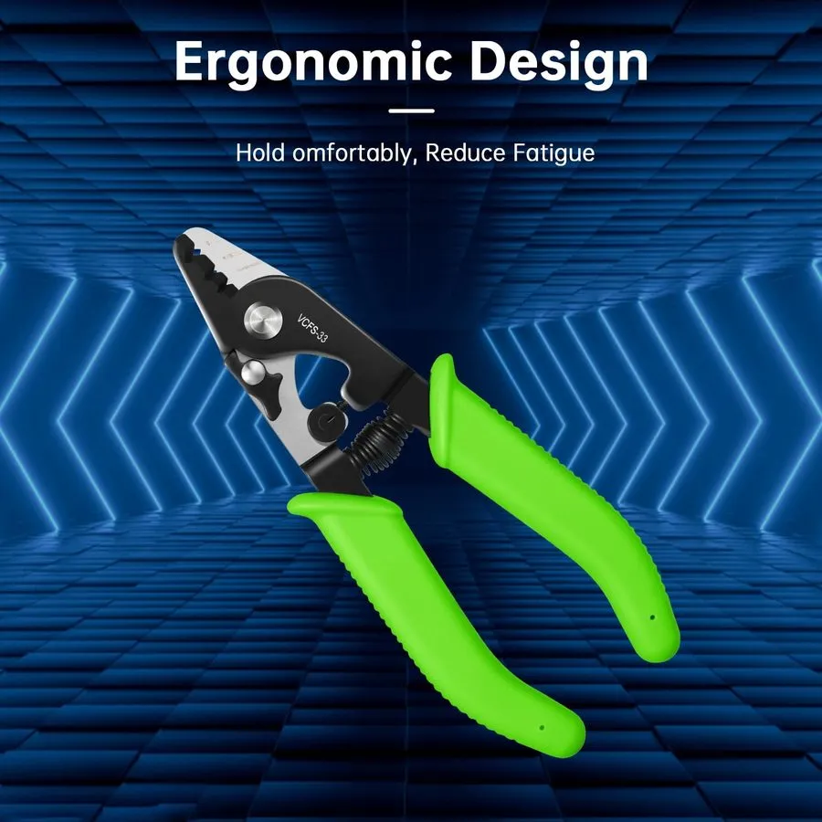Стриппер VCFS-33 Three-port Fiber Stripping Pliers Optical Fiber Stripper FTTH T