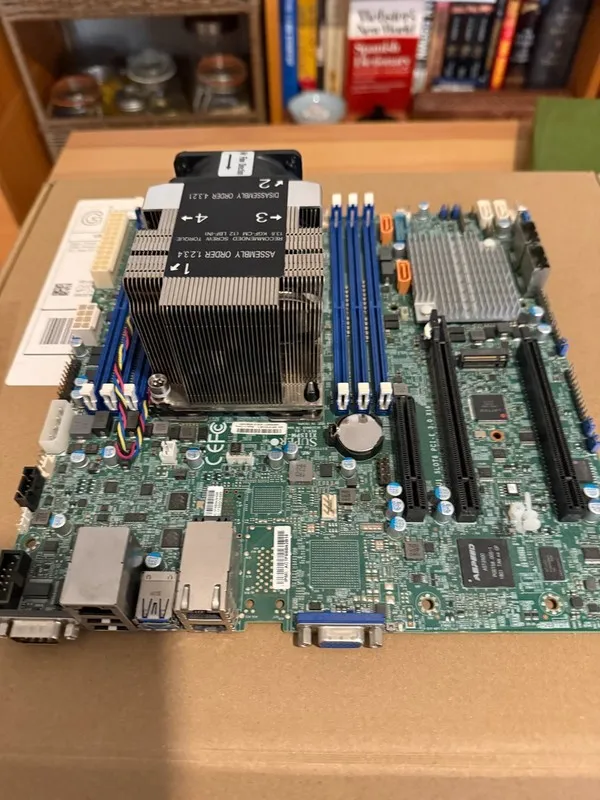 Модуль памяти Supermicro X11SPM-F-O LGA3647/ Intel C621/DDR4/ SATA3 USB3.0V 2GbE — фото лота 1