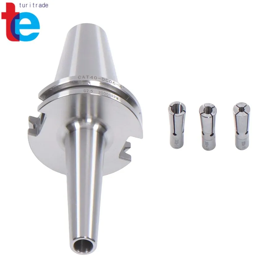 Режущий инструмент Labwork CAT40-DC06-4 Inch Slim Collet Chuck Set w/ 3 Collets — фото лота 2