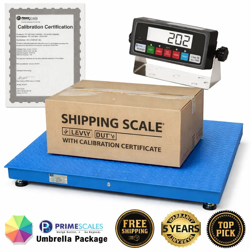 Весы Prime Scale PS-4040-NN 40" x 40" Floor Scale warehouse Pallet Scale 10000 l — фото лота 1