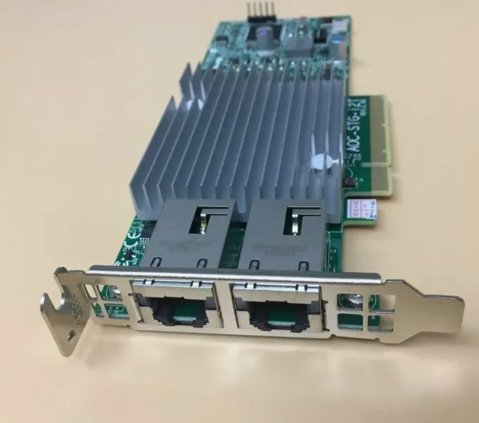 Кабель Supermicro AOC-STG-i2T Dual Port 10GbE Ethernet PCI-E Adapter NIC Intel X — фото лота 2