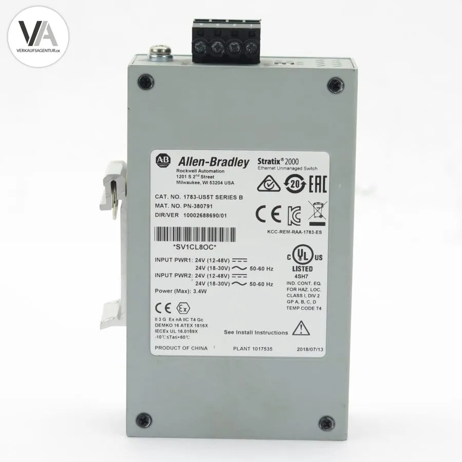 Коммутатор Allen-Bradley 1783-US5T SER A Stratix 2000 Ethernet Switch 5 Pt