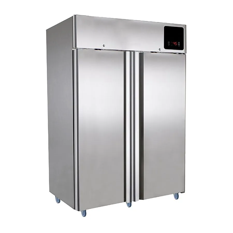 Холодильный шкаф QualServ UCRE553-SS71A 53" Two Section Reach-In Refrigerator w/ — фото лота 1