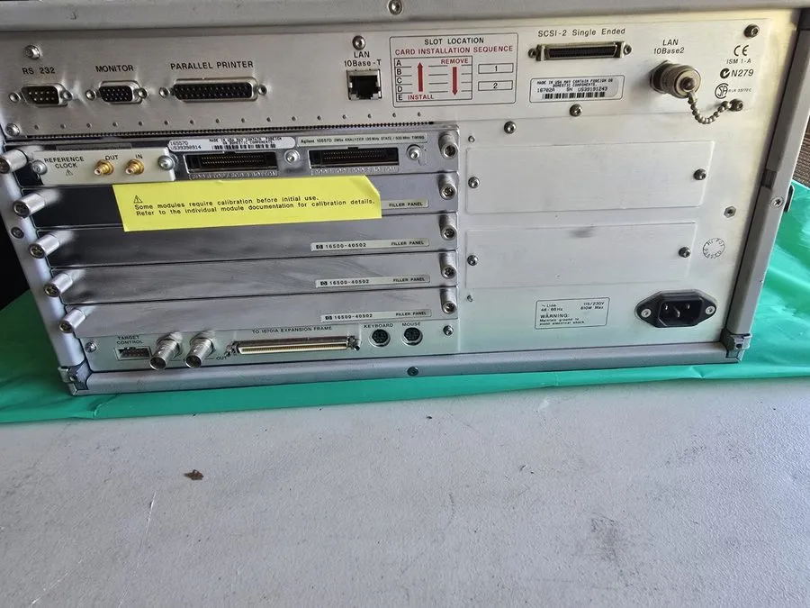 Логический анализатор HEWLETT-PACKARD 16702A Logic Analyzer Mainframe