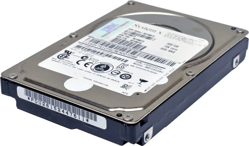 Жёсткий диск Lenovo IBM Seagate 600GB 2.5" 10K 6G SAS HDD ST600MM0006 90Y8873 90 — фото лота 1