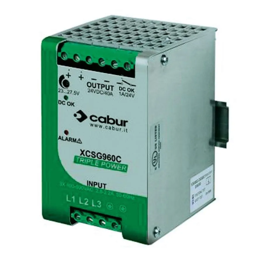 Блок питания ASI CABUR XCSG960C XCSG Series 3-Phase DIN Rail Mount Power Supply,