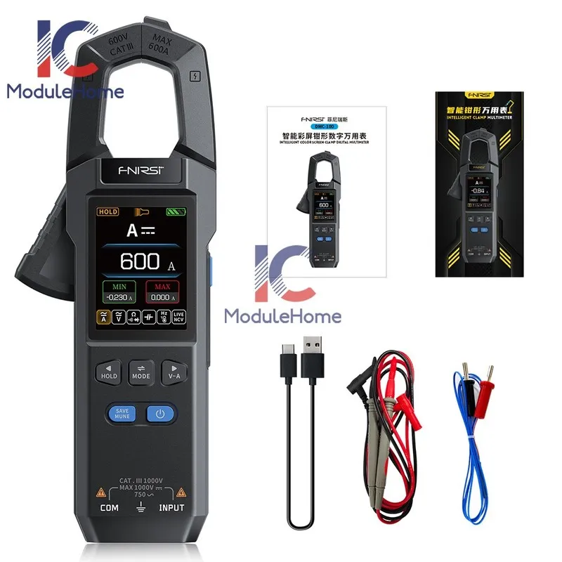 Мультиметр DMC-100 Digital Clamp Meter Multimeter 9999 Counts TRMS, 600A Curve R