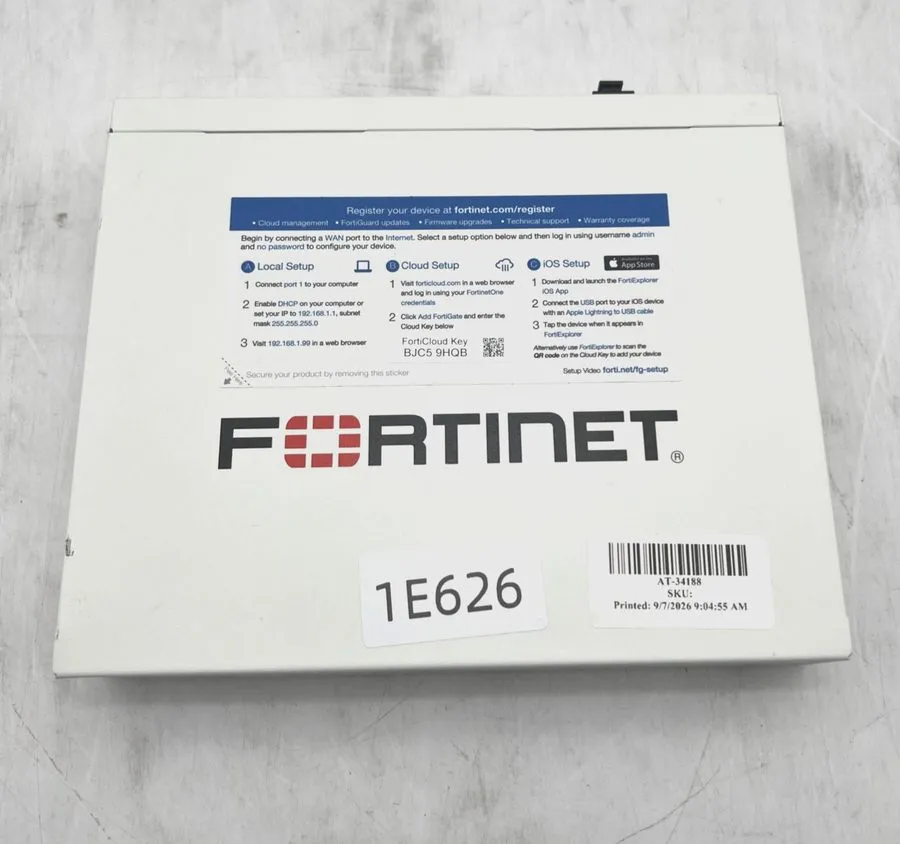 Межсетевой экран Fortinet FortiGate 80F FG-80F Firewall Security Appliance 10x G