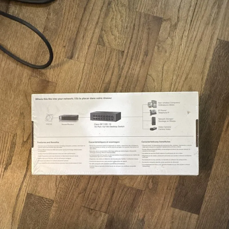 Коммутатор CISCO SF110D-16 16 Port Ethernet Desktop Switch — фото лота 2
