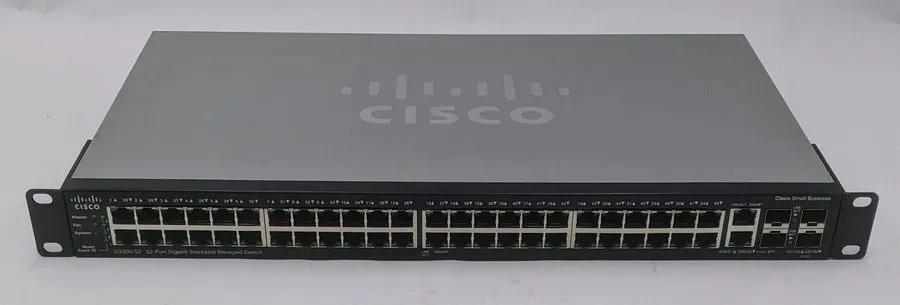 Коммутатор Cisco SG500-52 52-Port Gigabit PoE Stackable Managed Switch