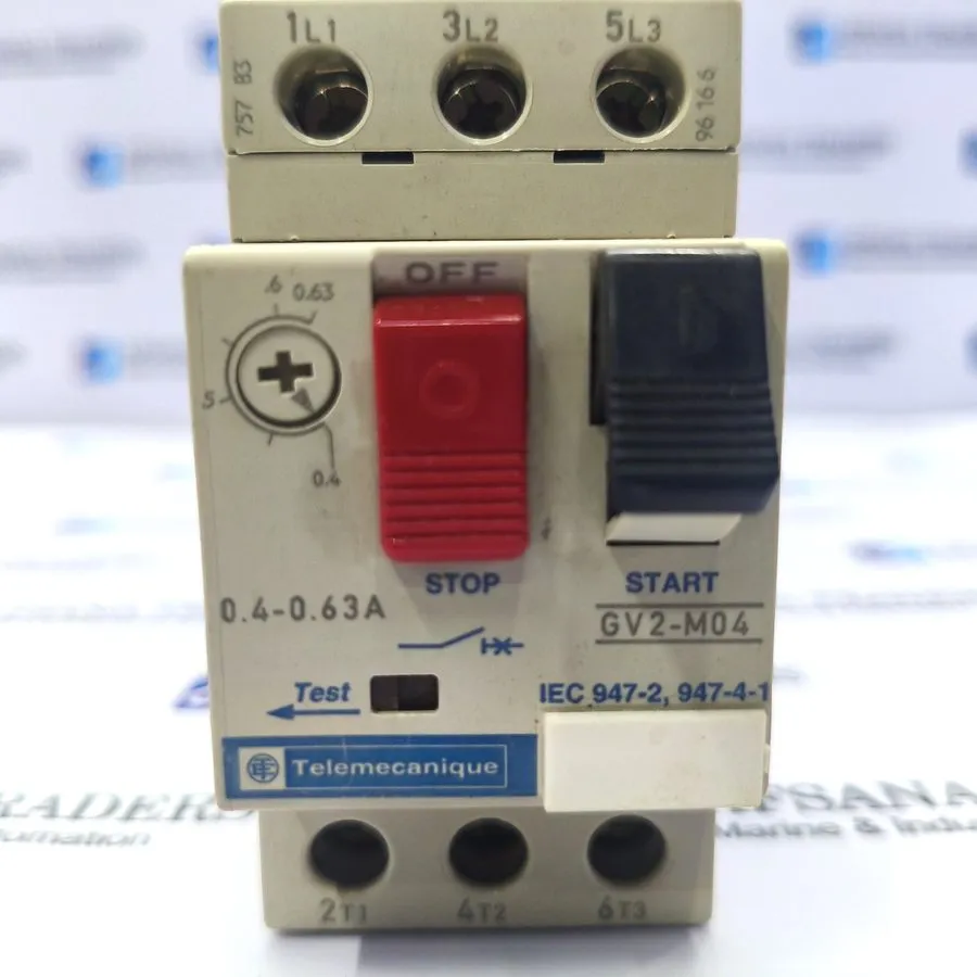 Автоматический выключатель TELEMECANIQUE GV2-M04 MOTOR CIRCUIT BREAKER, 0.4-0.63