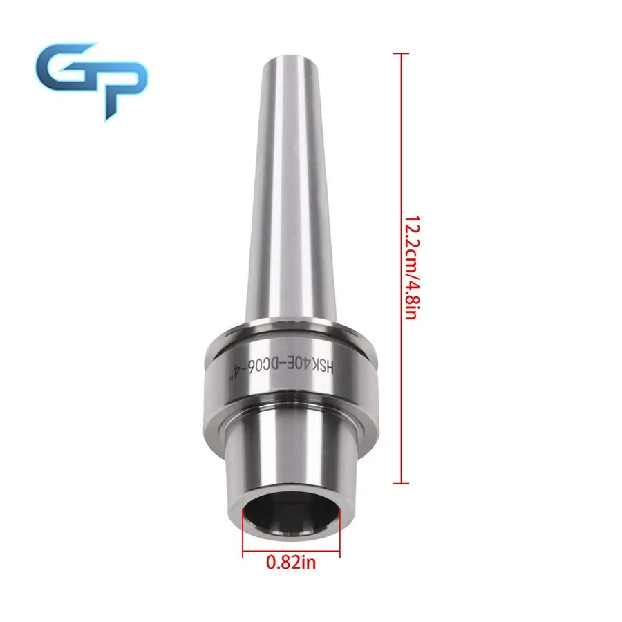 Режущий инструмент HSK40E-DC06-4 Inch Slim Collet Chuck 3 Collets 1/8 3/16 1/4 H — фото лота 2