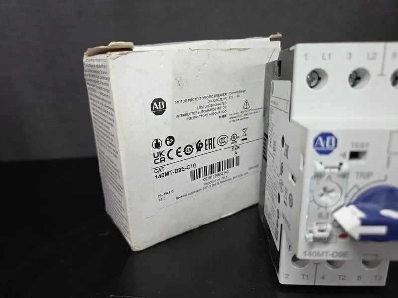 Автоматический выключатель Allen Bradley 140MT-D9E-C10 Motor Protection Circuit  — фото лота 3