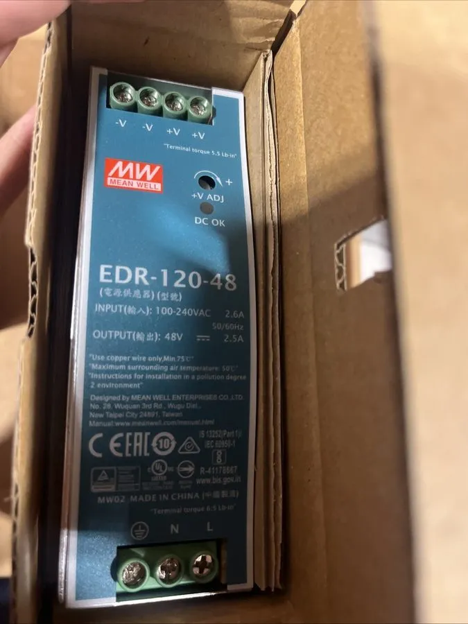 Блок питания Mean Well NDR-240-48, Single Output, DIN Rail Power Supply 48VDC 5A