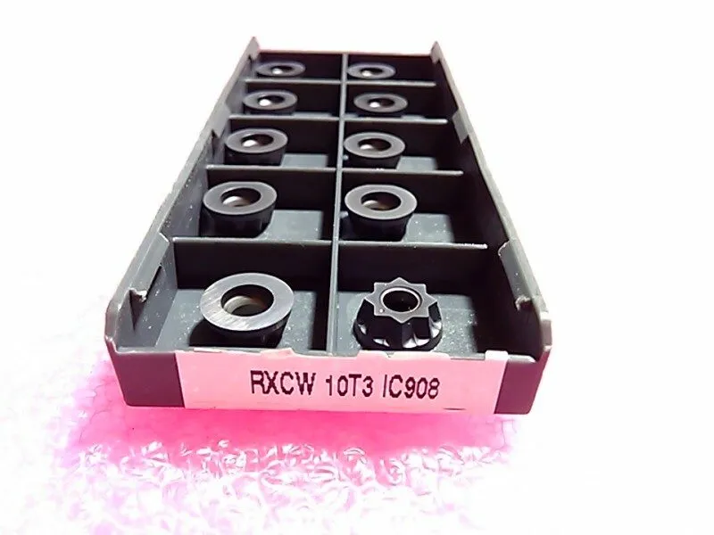 Режущий инструмент ISCAR RXCW 10T3 Grade IC908 Carbide Milling Insert 5602431 — фото лота 1