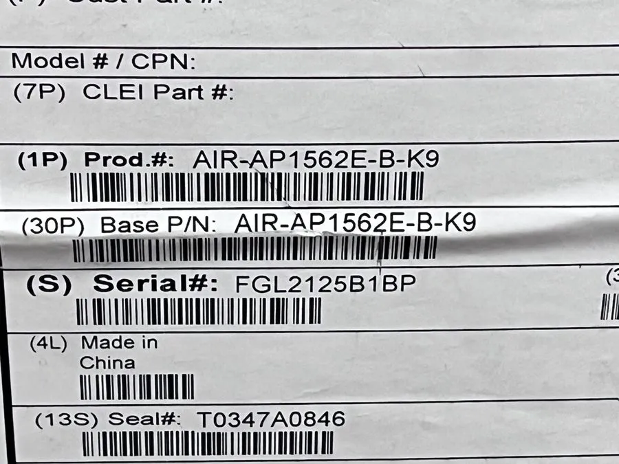 Точка доступа Wi-Fi Cisco Aironet 1360 Outdoor Access Point 802.11ac AIR-AP1562E