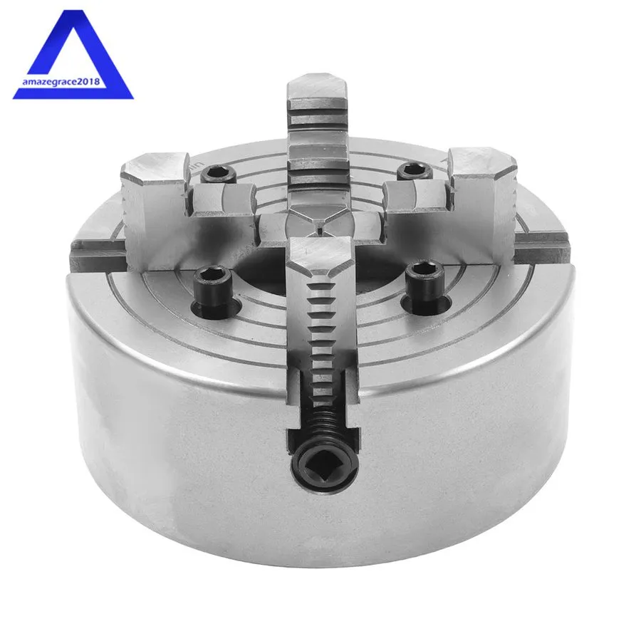 Режущий инструмент K72-200 4-Jaw Lathe Chuck 8" Alloy Steel Self-Centering Chuck — фото лота 2
