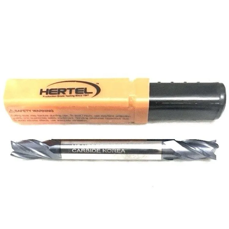 Режущий инструмент Hertel 69910976 1/4" 4FL Double End Square End Mill Solid Car