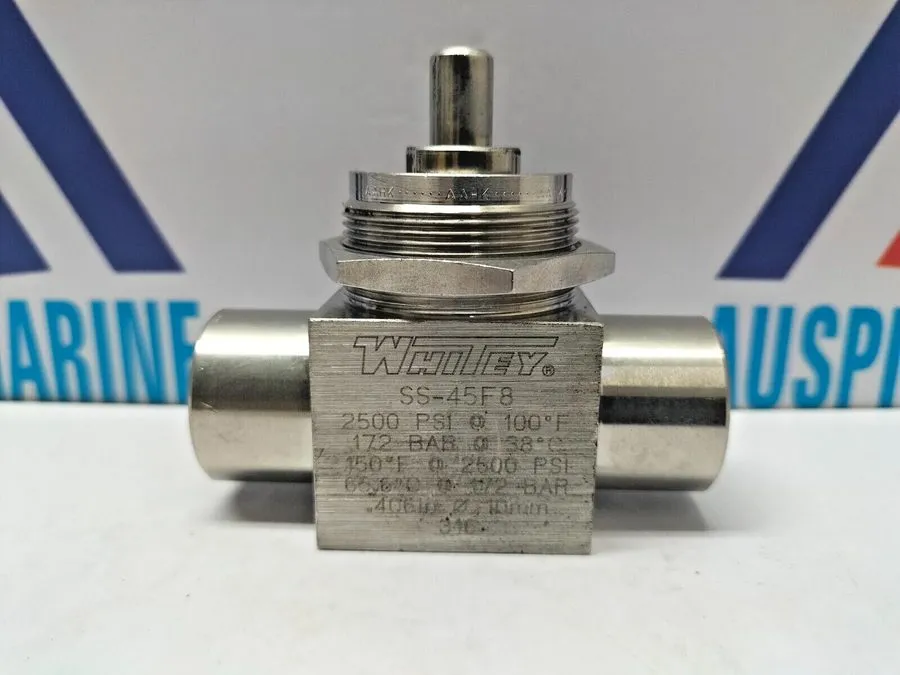 Клапан Whitey SS-45F8 Stainless Steel Ball Valve 1/2" NPT 2500 PSI