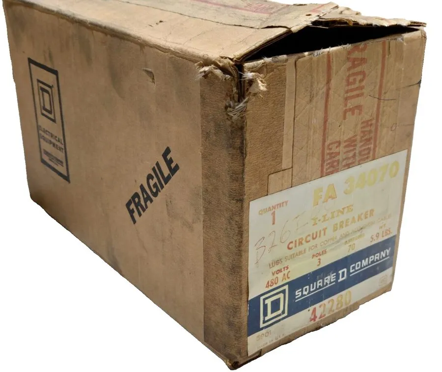 Автоматический выключатель Square D FA34070 Circuit Breaker 70A 3-Pole 480V SEE
