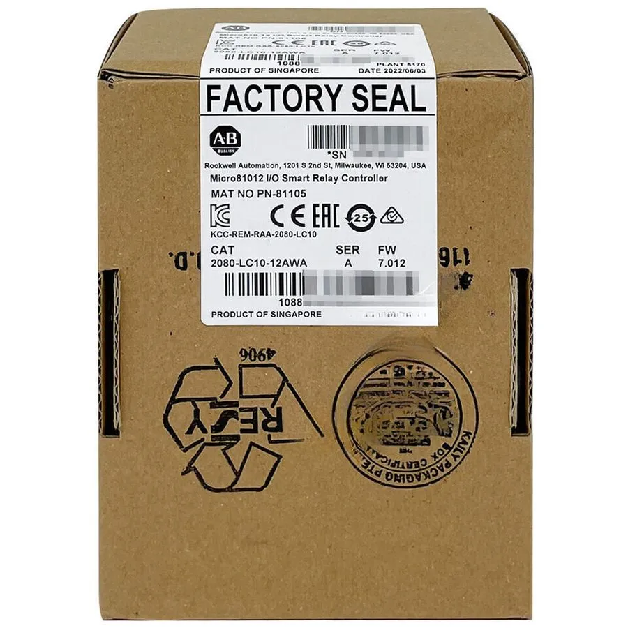 ПЛК Allen-Bradley 2080-LC10-12AWA Smart Relay Controller 100-240VAC