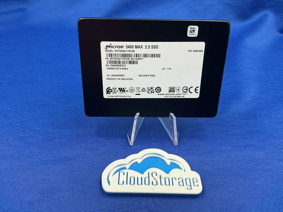 SSD-накопитель Micron 5400 MAX 1.92TB SATA 6Gb/s 2.5'' Internal SSD MTFDDAK1T9TG — фото лота 1