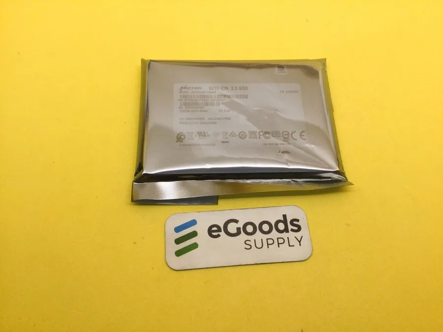 SSD-накопитель MTFDDAK1T9QDE Micron 5210 ION Series 1.92TB SATA 6Gb/s QLC 2.5in 