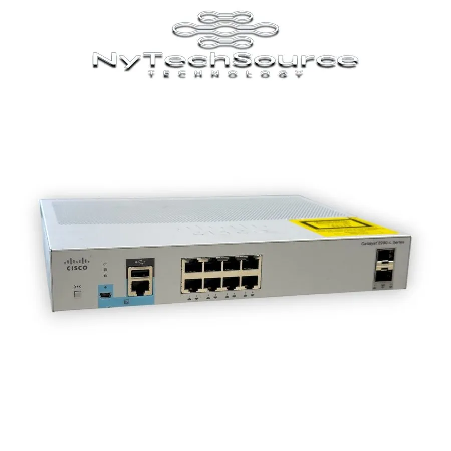 Коммутатор Cisco WS-C2960L-8TS-LL Catalyst 2960 8-Port Gigabit Ethernet Switch