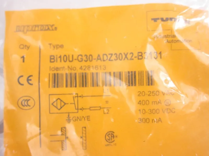 Датчик приближения Turck Bi10U-G30-ADZ30X2-B3131 Inductive Proximity Sensor, 10m