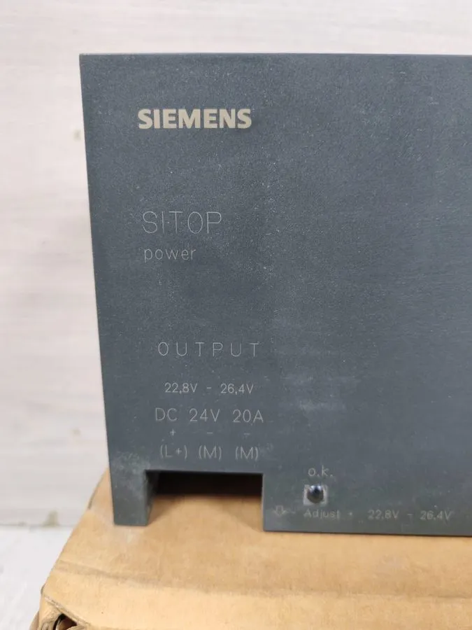 Блок питания Siemens SITOP Power Supply 6EP1336-2BA00, 20 AMP 24VDC