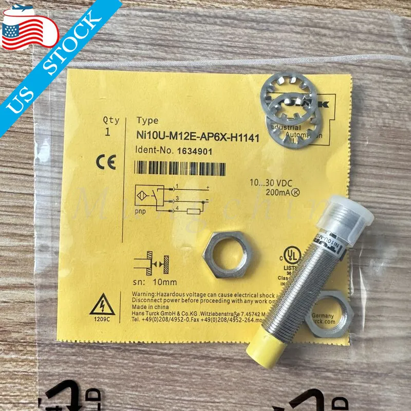 Датчик приближения TURCK Proximity Switch NI10U-M12E-AP6X-H1141 Induction Sensor