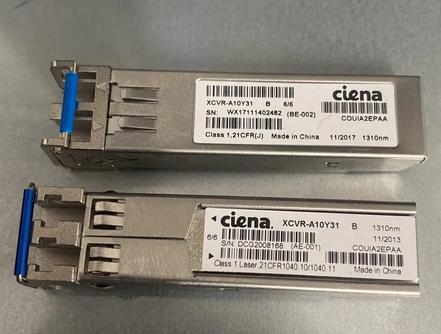 Трансивер XCVR-A10Y31 -1000BASE-LX Fiber Optic SFP Transceiver Modules