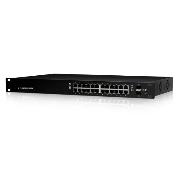 Коммутатор Ubiquiti Networks EdgeSwitch (ES-24-500W) 24 Port Rack Mountable Part