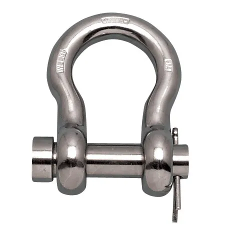 Такелажная скоба STAINLESS BOLT ANCHOR SHACKLE FS 1/4" 316-NM USA
