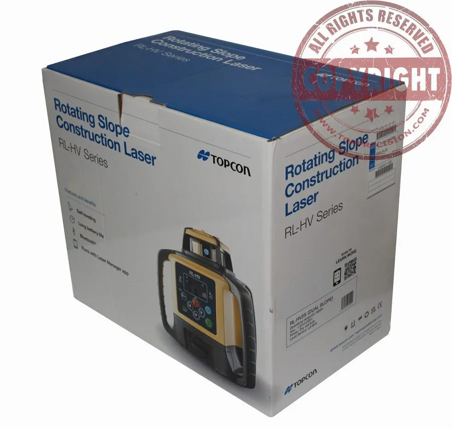 Нивелир TOPCON RL-HV2S SELF LEVELING DUAL SLOPE ROTARY LASER LEVEL,GRADE,TRANSIT — фото лота 3