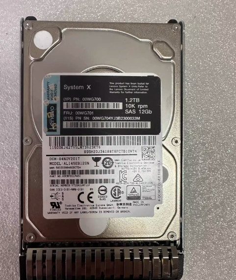 Жёсткий диск Lenovo 1.2TB 00WG700 00WG701 00WG704 10K 12Gbps SAS 2.5" G3HS HDD