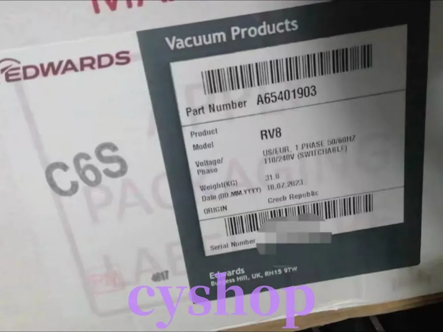 Насос Edwards A65401903 Mechanical pump RV8 shipping