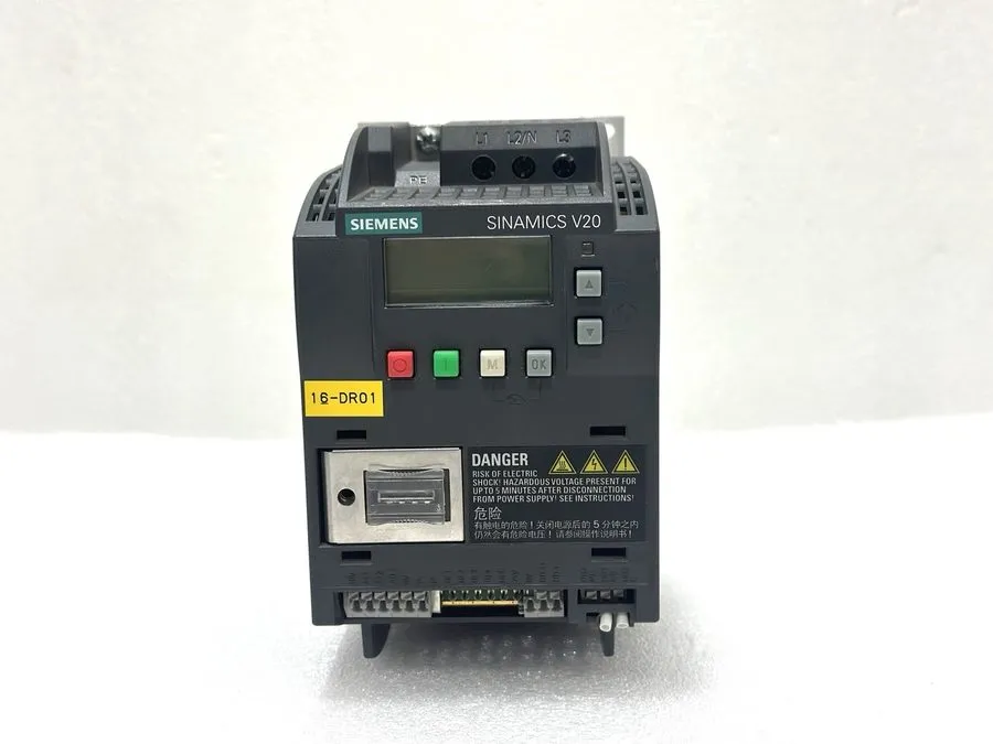 Частотный преобразователь SIEMENS SINAMICS 6SL3210-5BE13-7UV0 0.37KW 400VAC V20 