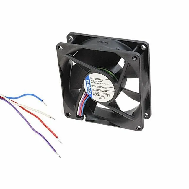 Вентилятор ebm-papst 8412N/2GHP Axial Fan 12VDC 82 x 80 x 25.4 mm 19 dB 45.9 CFM