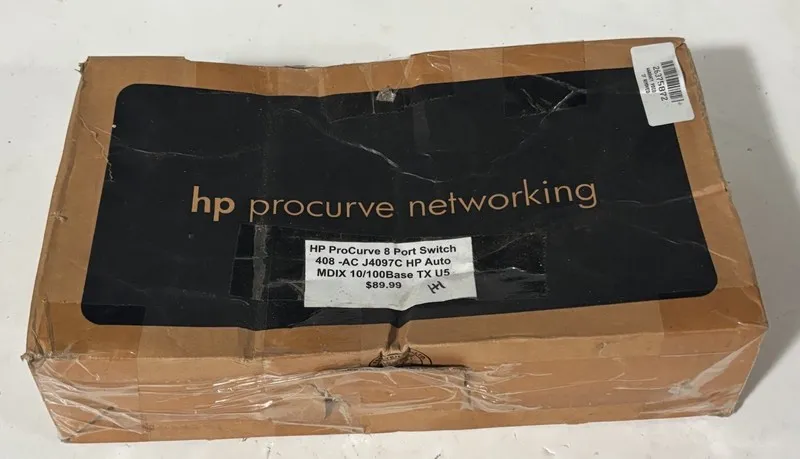 Коммутатор HP Pro Curve 8 Port Switch 408 AC J4097C HP Auto MDIX 10/100 Base TX 