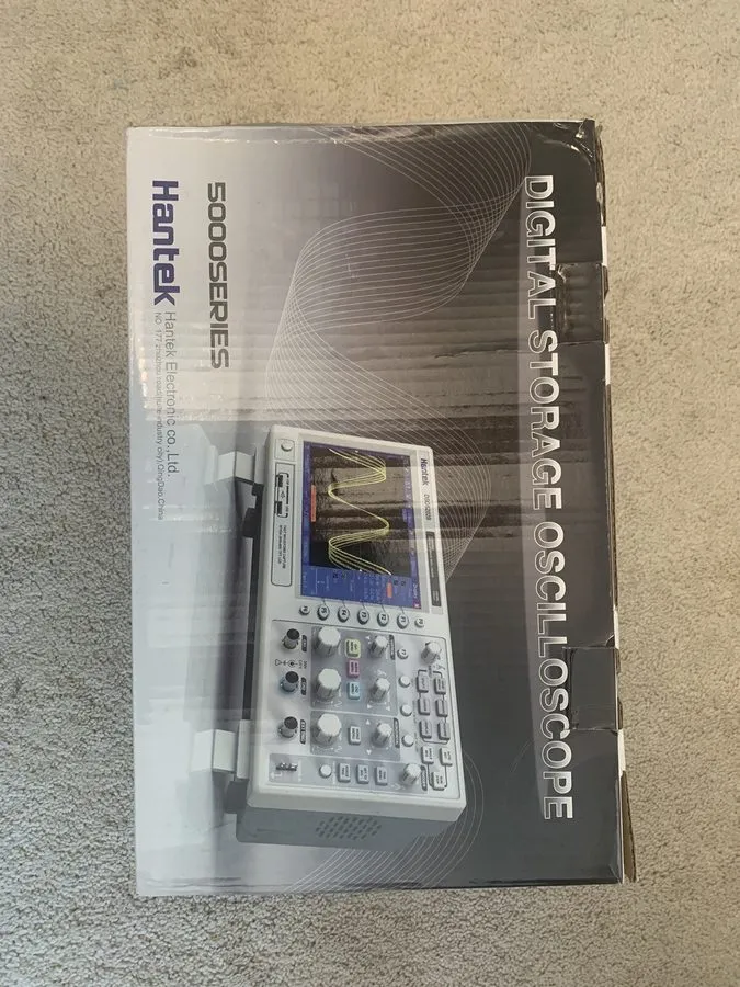 Осциллограф Hantek DSO5202P Digital Oscilloscope 200MHz 2Channels 1GSa/s 7'' TFT — фото лота 2