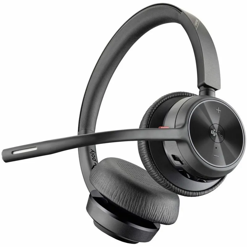 VoIP-шлюз Poly Voyager 4320-M Microsoft Teams Certified Headset with charge stan — фото лота 1