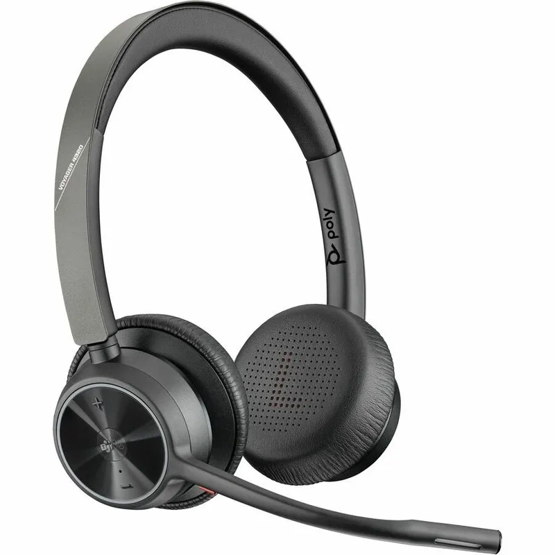 VoIP-шлюз Poly Voyager 4320-M Microsoft Teams Certified Headset with charge stan — фото лота 2