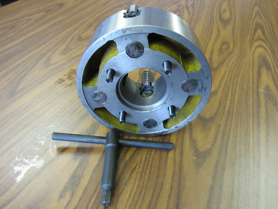 Режущий инструмент 10" 4-JAW LATHE CHUCK with independent jaws #1004F0 — фото лота 1