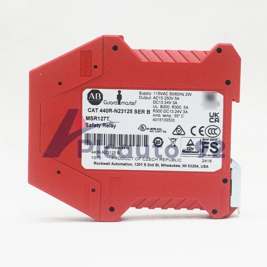 Реле безопасности Allen Bradley 440R-N23125 MSR127T Guard Master Safety Relay