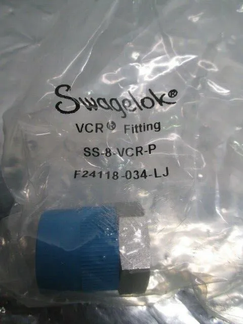 Фитинг Swagelok SS-8-VCR-P 316 Stainless Steel VCR Face Seal Fitting FNSP